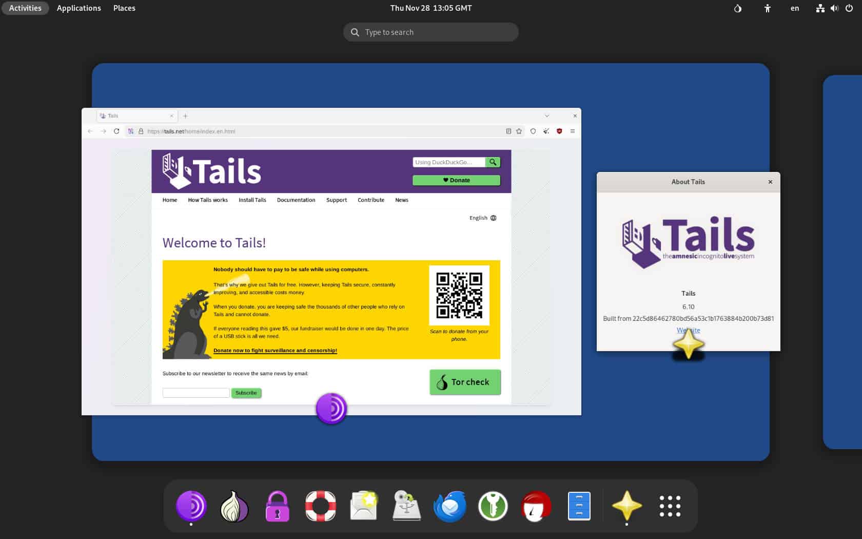 Tails 6 10 Released With Updates To Tor Browser And Thunderbird